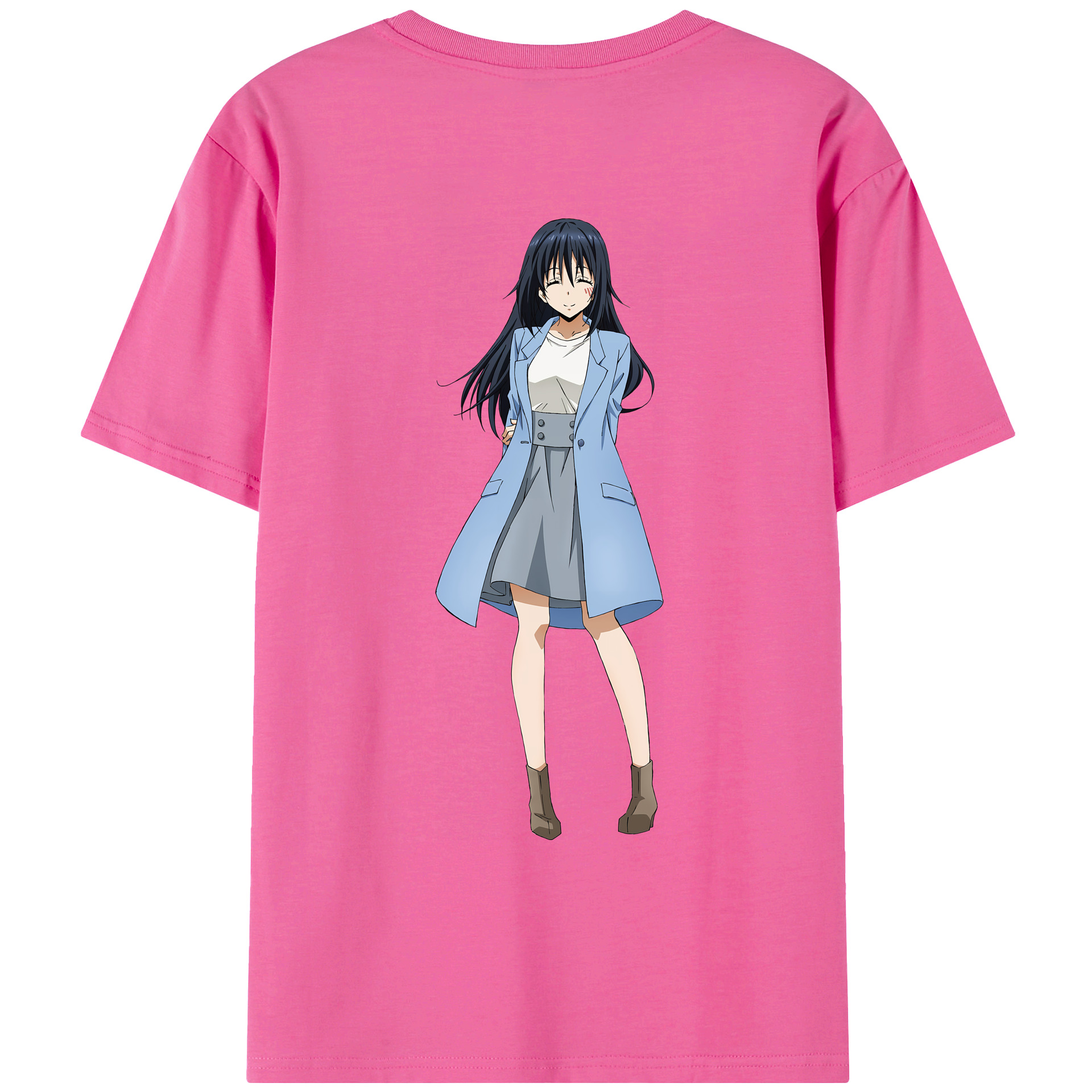 （画像用） 転スラ Regarding Reincarnated to Slime レディース半袖Tシャツ(バックプリント)